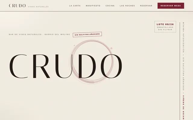 Preview of the Crudo design