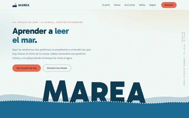 Preview of the Marea design